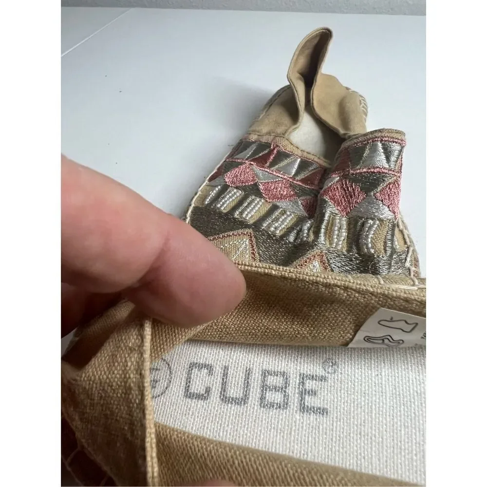Cube bohemian embroidered